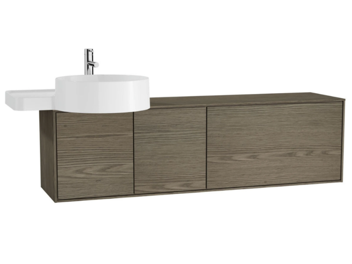 VOYAGE FOR COUNTERTOP WASHBASIN - Wall-mounted wooden vanity unit _ VitrA Bathrooms